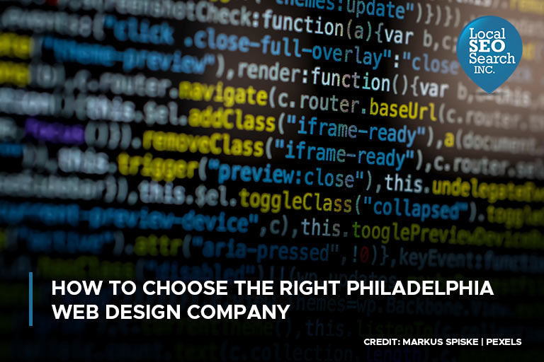 How to Choose the Right Philadelphia Web Design Company
