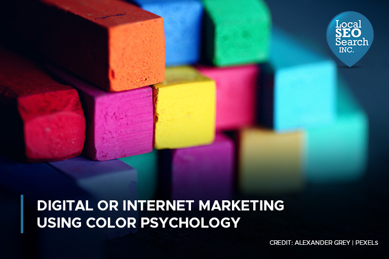 Digital or Internet Marketing using Color Psychology