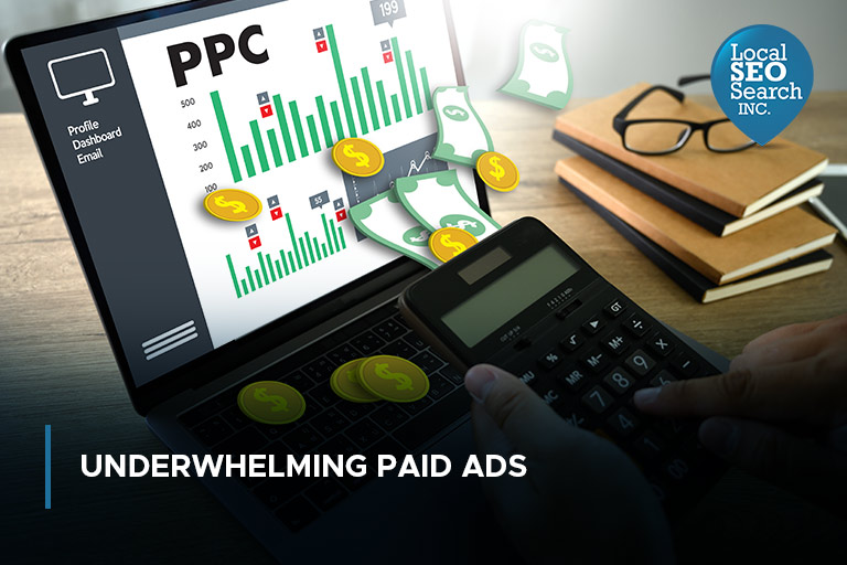 Underwhelming Paid Ads