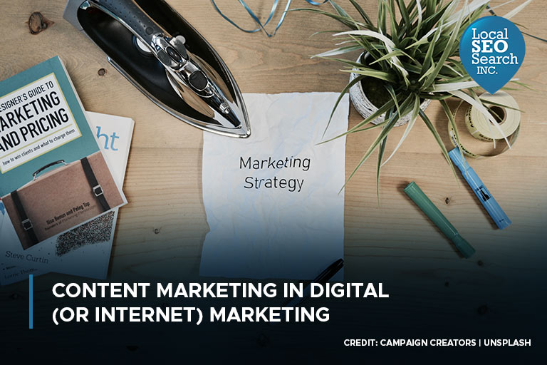 Content Marketing in Digital (or Internet) Marketing